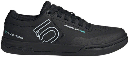 Five Ten Freerider Pro Flat Shoes - Women's Core BLK / Crystal White / Acid Mint 10.5