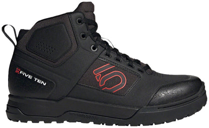 Five Ten Impact Pro Mid Flat Shoes  -  Men's Core Black/Red/Core Black 10.5