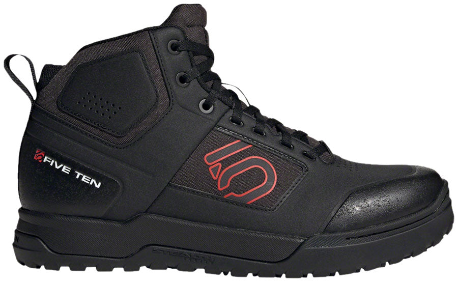 Five Ten Impact Pro Mid Flat Shoes  -  Men's Core Black/Red/Core Black 8.5