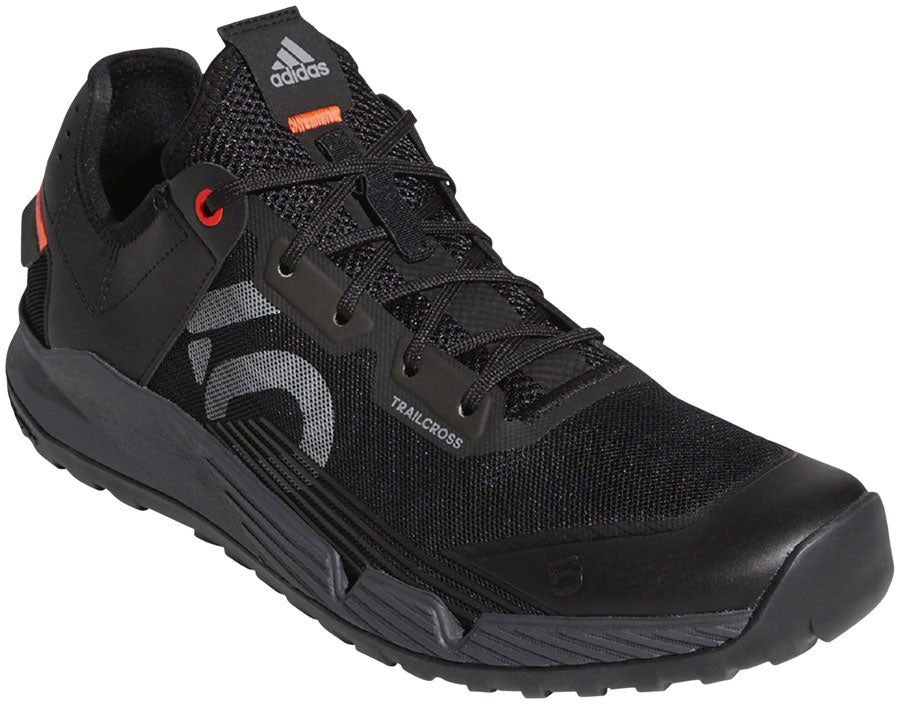 Five Ten Trailcross LT Flat Shoes - Men's Core BLK / Gray Two / Solar Red 12