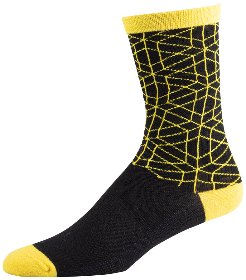 45NRTH Lumi Lightweight Wool Sock - Yellow Small