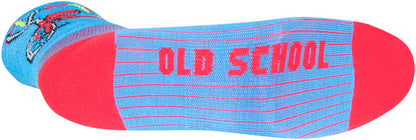 SockGuy Classic Trike Socks - 4" Blue/Red Small/Medium