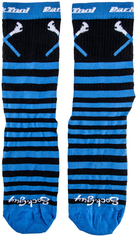 Park Tool SOX-6 Cycling Socks - Black/Blue Large/X-Large