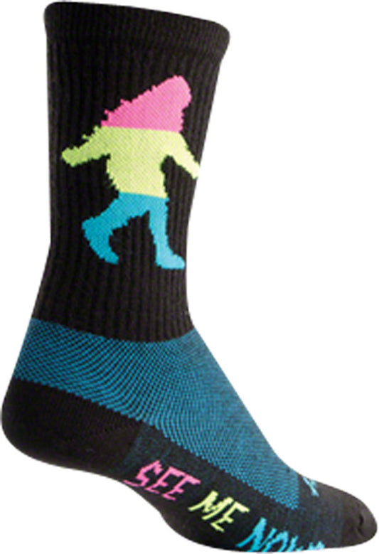 SockGuy Wool Neon Sasquatch Socks - 6