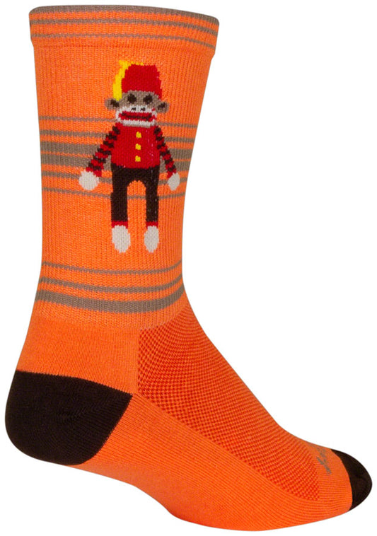 SockGuy Funky Monkey Crew Socks - 6