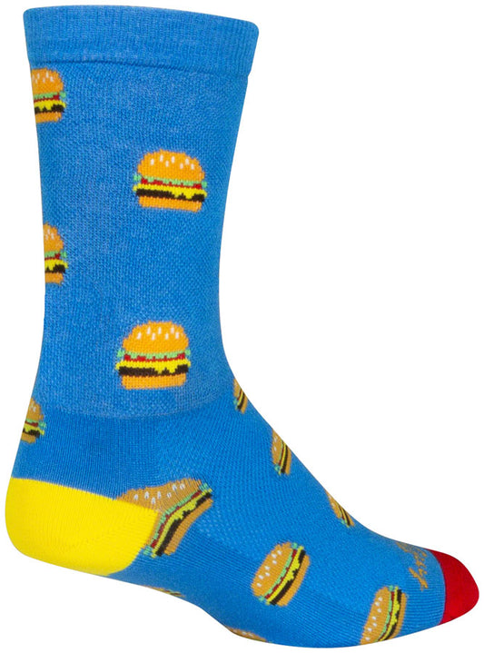 SockGuy Crew Burgers Socks - 6