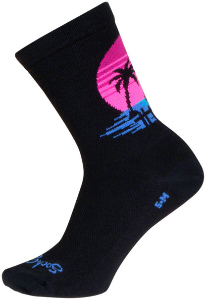 SockGuy Sunset Crew Sock - 6" Small/Medium