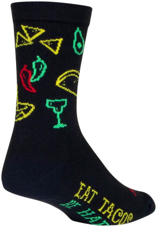 SockGuy Taco Life Crew Sock - 6