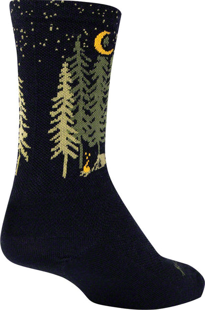 SockGuy Wool Camper Socks - 6" Black Large/X-Large