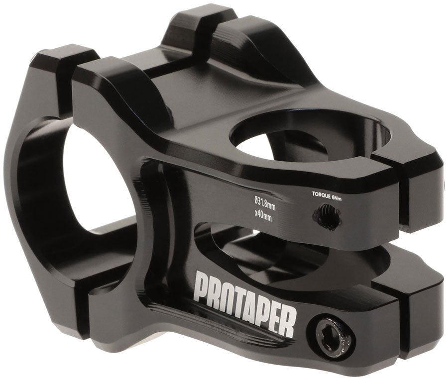 ProTaper Vice Trail Stem - 40mm 31.8mm Clamp +/-0 1 1/8" Aluminum Black