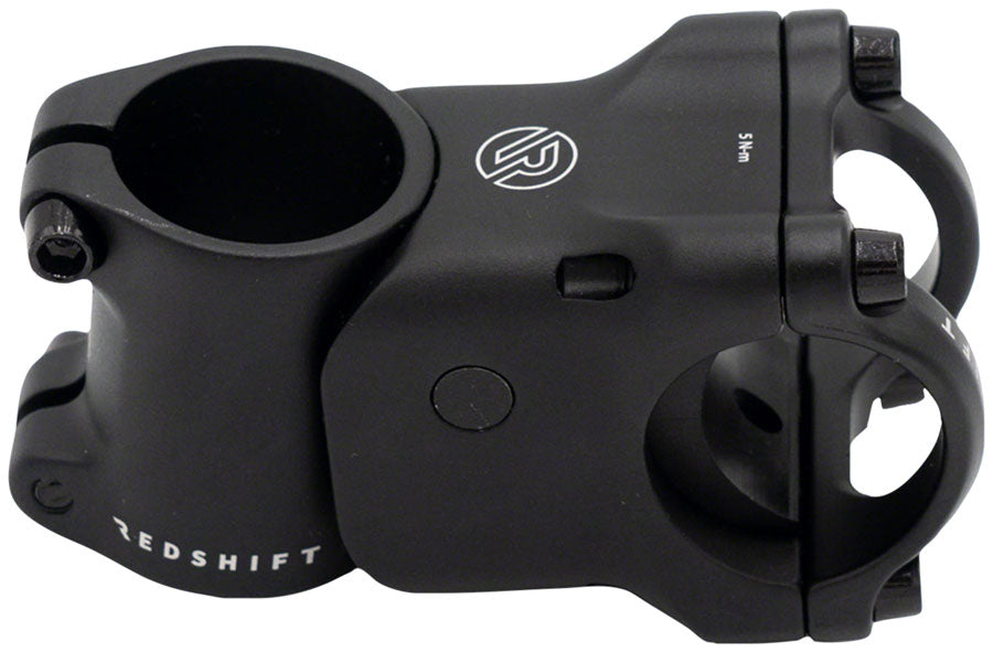Redshift Sports ShockStop Stem - 55mm 31.8 Clamp +/-6 1 1/8" Aluminum Black