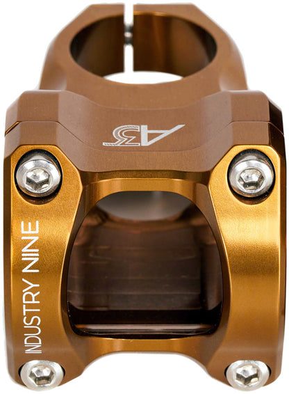 Industry Nine A318 Stem - 40mm 31.8mm Clamp +/-4.4 1 1/8" Aluminum Bronze