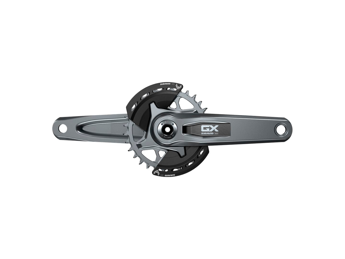 SRAM GX Eagle T-Type Wide Crankset - 165mm 12-Speed 32t Chainring Direct Mount 2-Guards DUB Spindle Interface Dark Polar