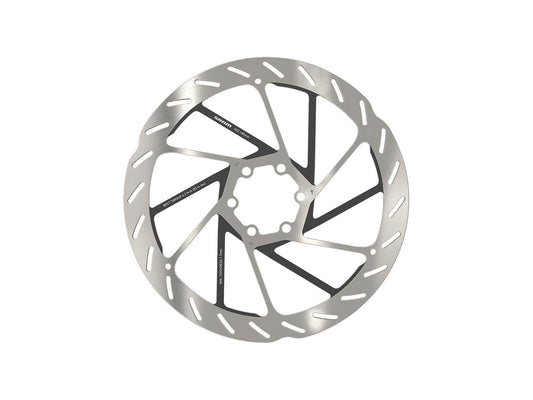 SRAM HS2 Disc Brake Rotor - 180mm 6-Bolt Rounded Silver/Black