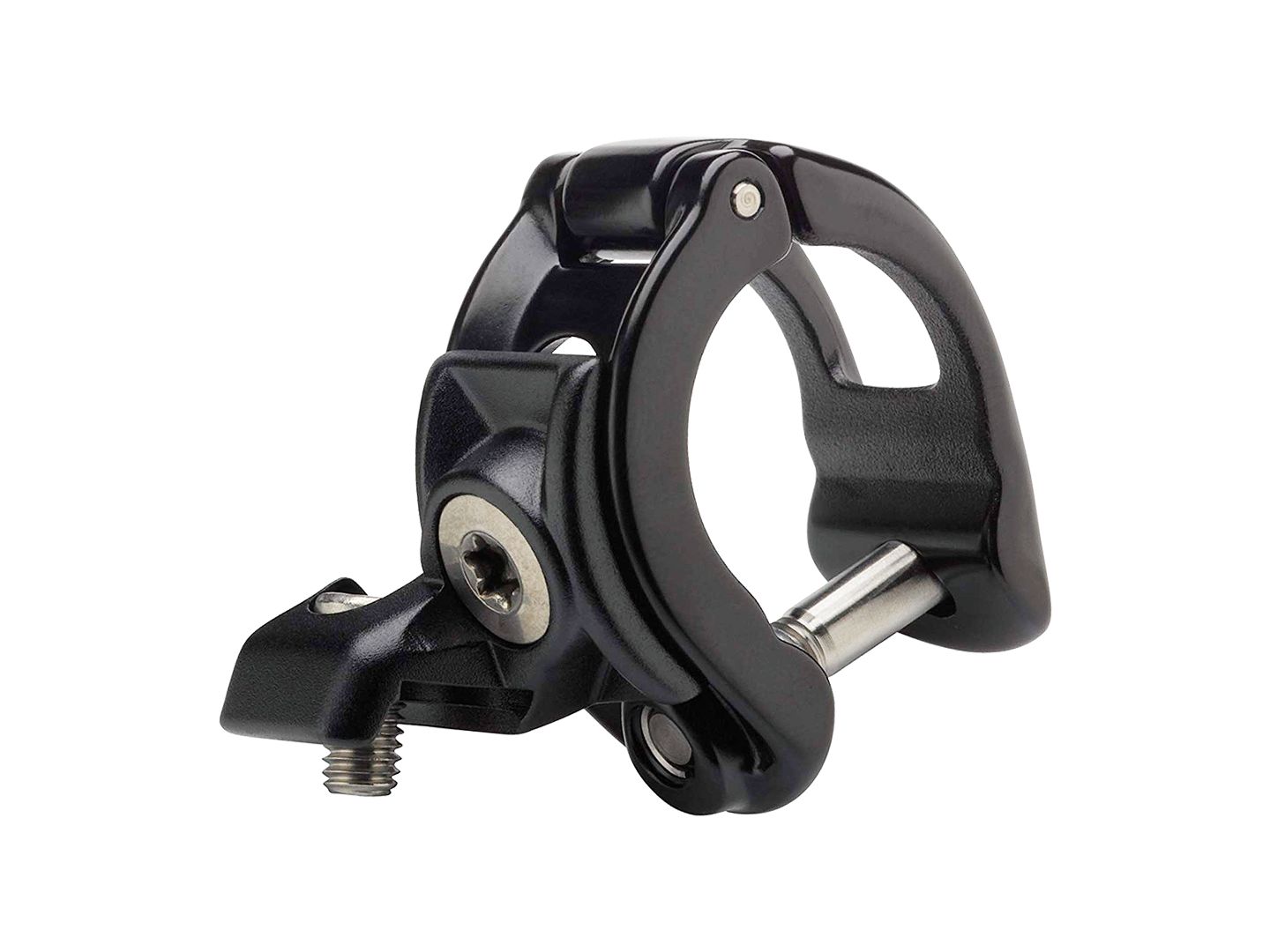 SRAM MatchMaker X Cockpit Clamp - Left Black With Ti Bolts