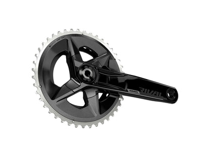 SRAM Rival AXS Wide Crankset - 175mm 12-Speed 43/30t 94 BCD DUB Spindle Interface BLK D1
