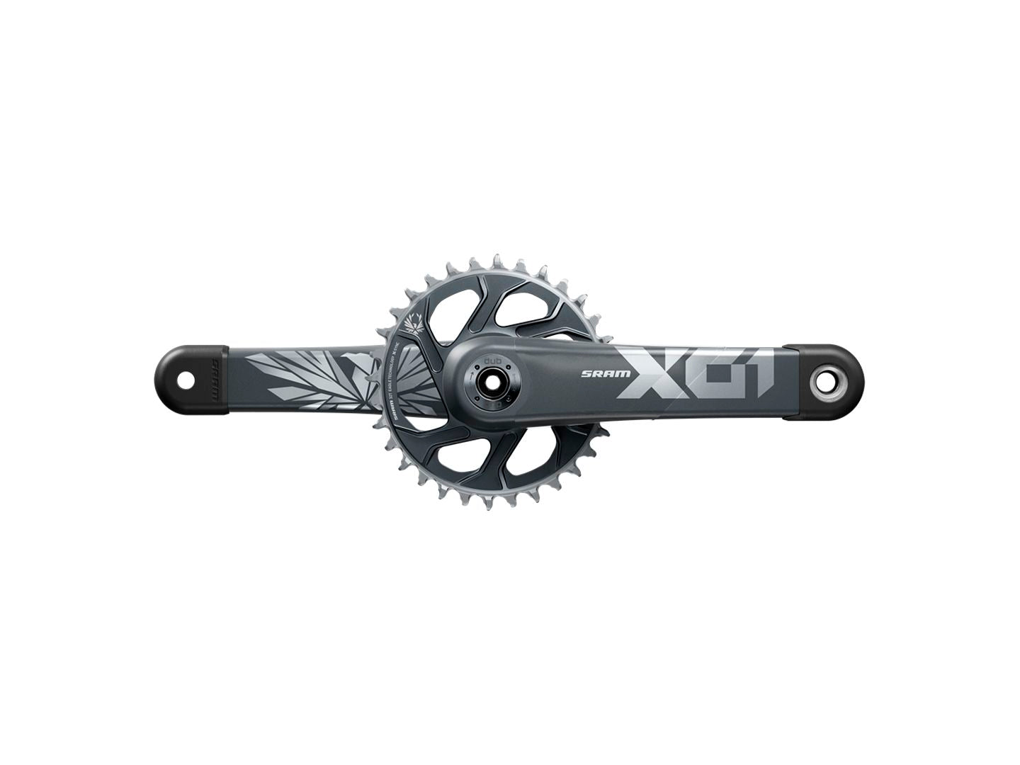 SRAM X01 Eagle 55CL Crankset - 175mm 12-Speed 32t Direct Mount DUB Spindle Interface Lunar/Polar 55mm Chainline C3