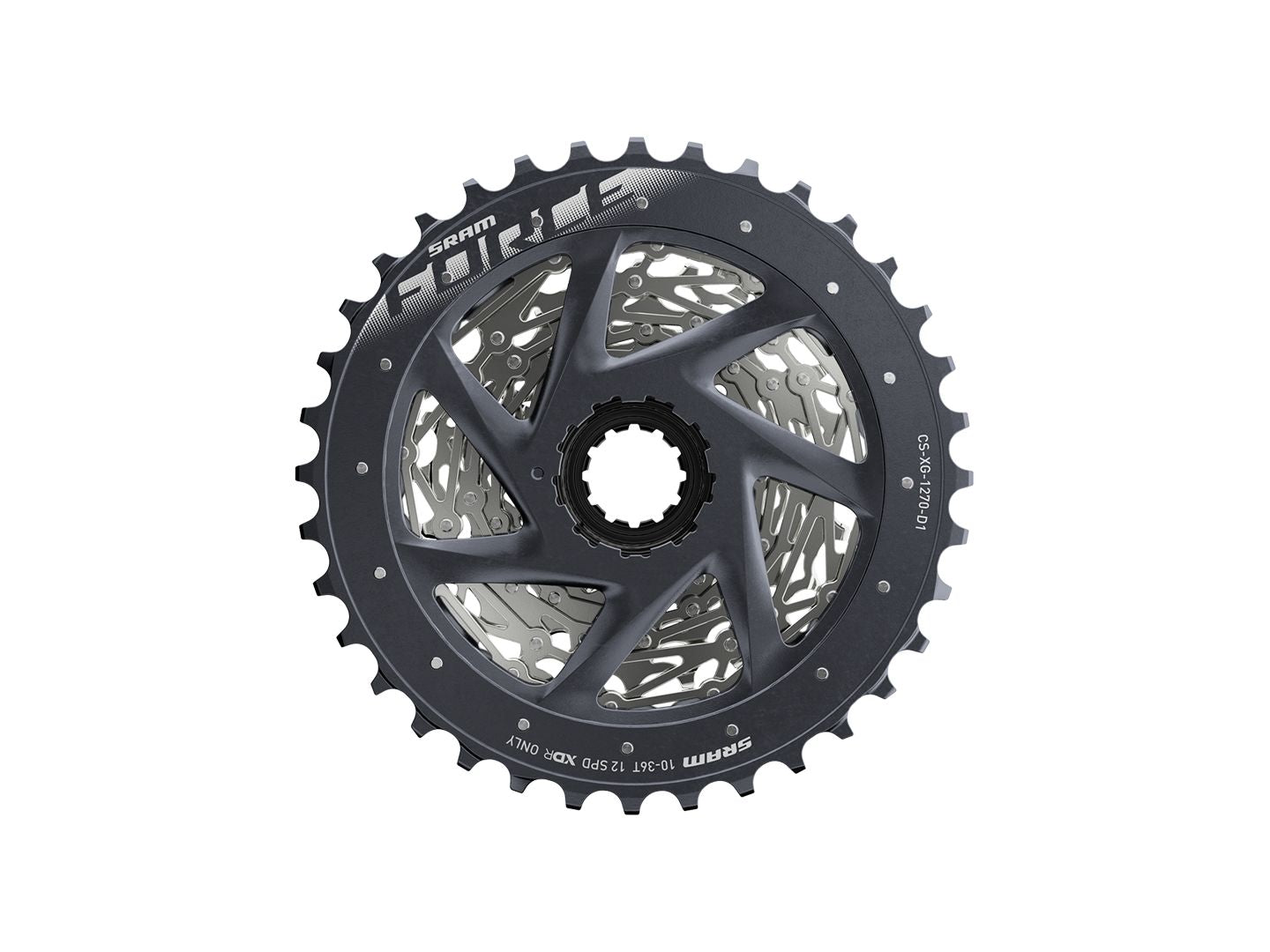 SRAM XG-1270 12-Speed 10-36t Silver Cassette