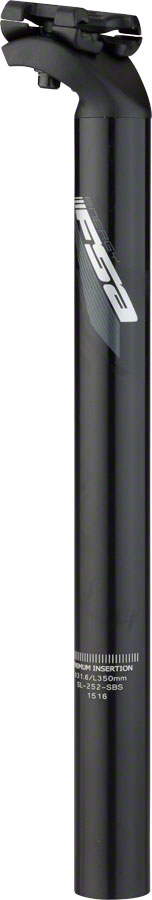 FSA Energy SB20 Seatpost 31.6 x 350mm Gray Graphic Black