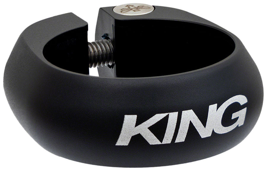 Chris King Seatpost Clamp - 34.9mm Bolt-On Matte Black
