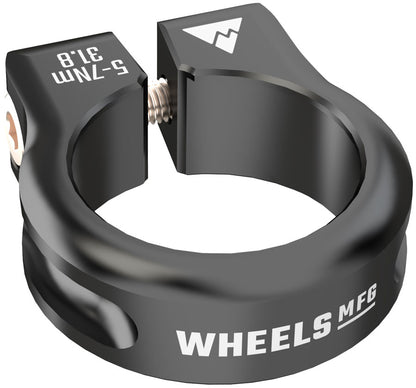 Wheels Manufacturing Seatpost Clamp - 31.8mm Bolt-On Black