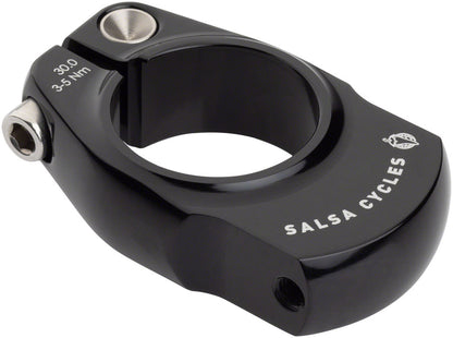 Salsa Rack-Lock Seatpost Clamp - 30.0mm Bolt-On Black