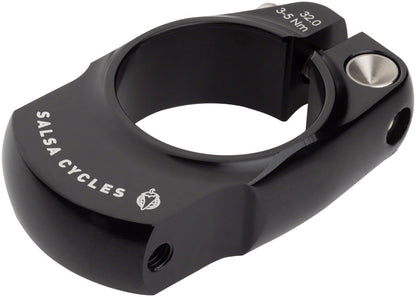 Salsa Rack-Lock Seatpost Clamp - 32.0mm Bolt-On Black