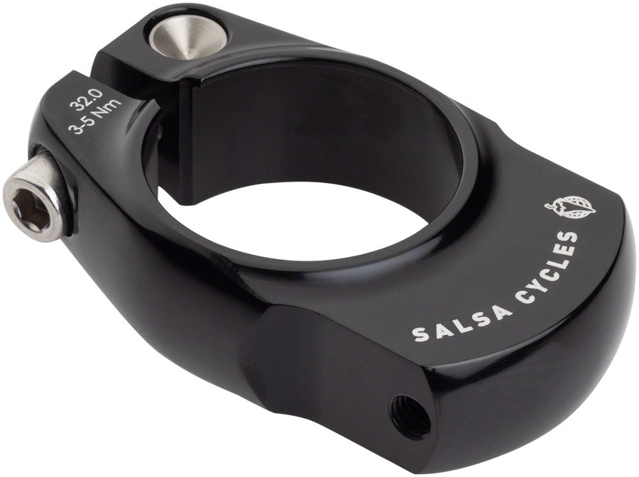 Salsa Rack-Lock Seatpost Clamp - 32.0mm Bolt-On Black