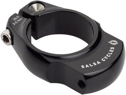 Salsa Rack-Lock Seatpost Clamp - 35.0mm Bolt-On Black