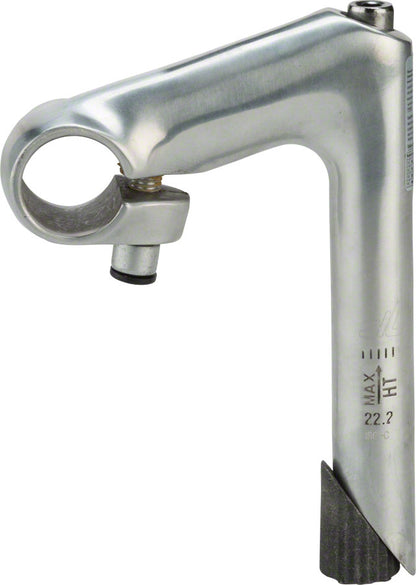 Zoom HE 1" Quill Stem - 100mm 25.4 Clamp -17 22.2-24tpi Quill Aluminum Silver