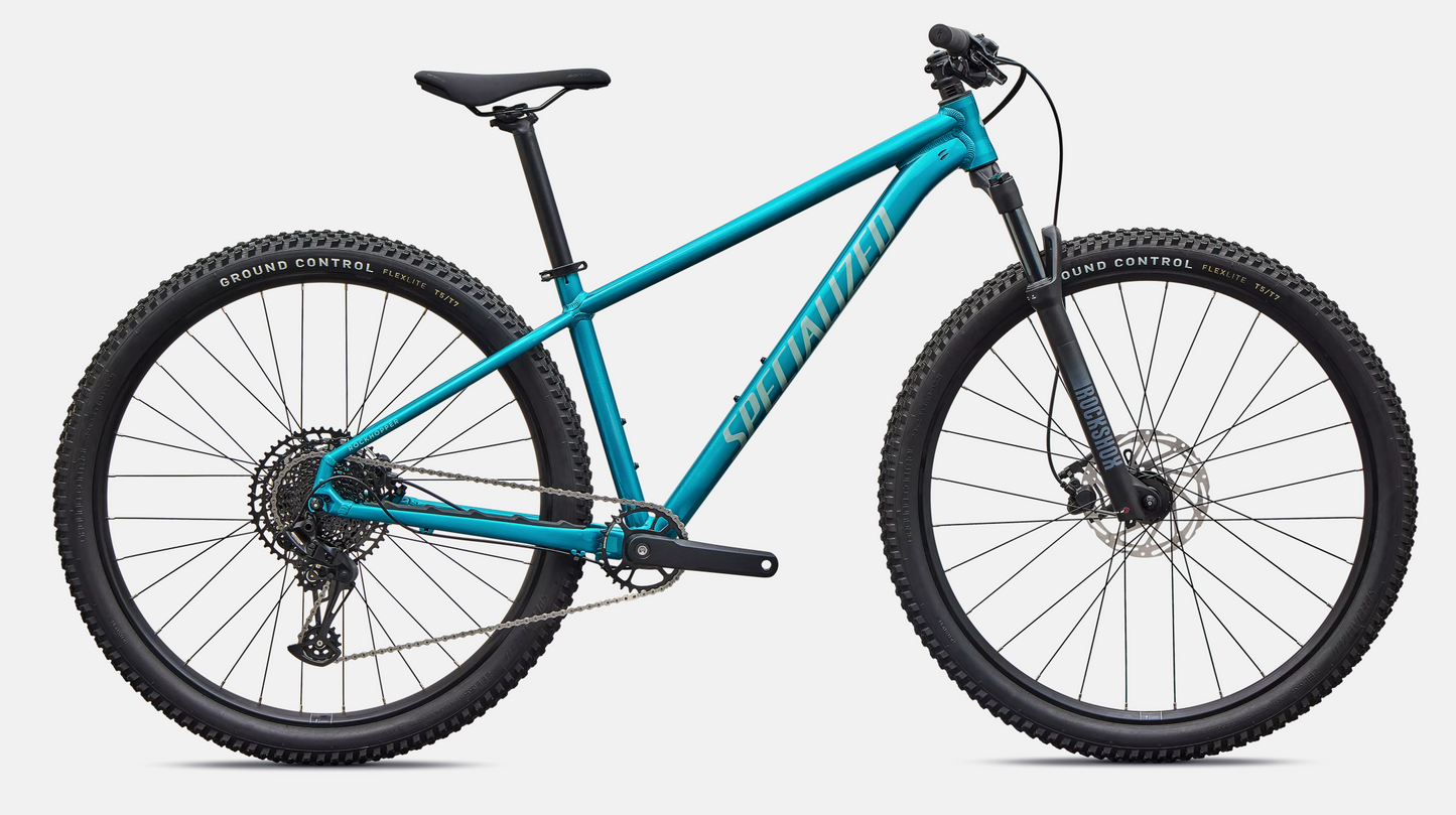 2027 Specialized Rockhopper Comp Bike Gloss Teal Tint Aluminum / Agave Grey Xl - 29