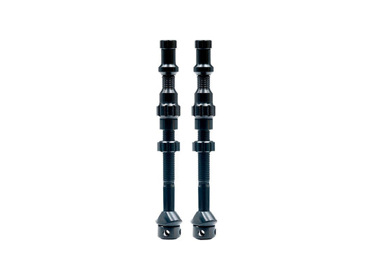 Stans Tubeless Exo-Core Valve Stems - Alloy Tall Black Pair
