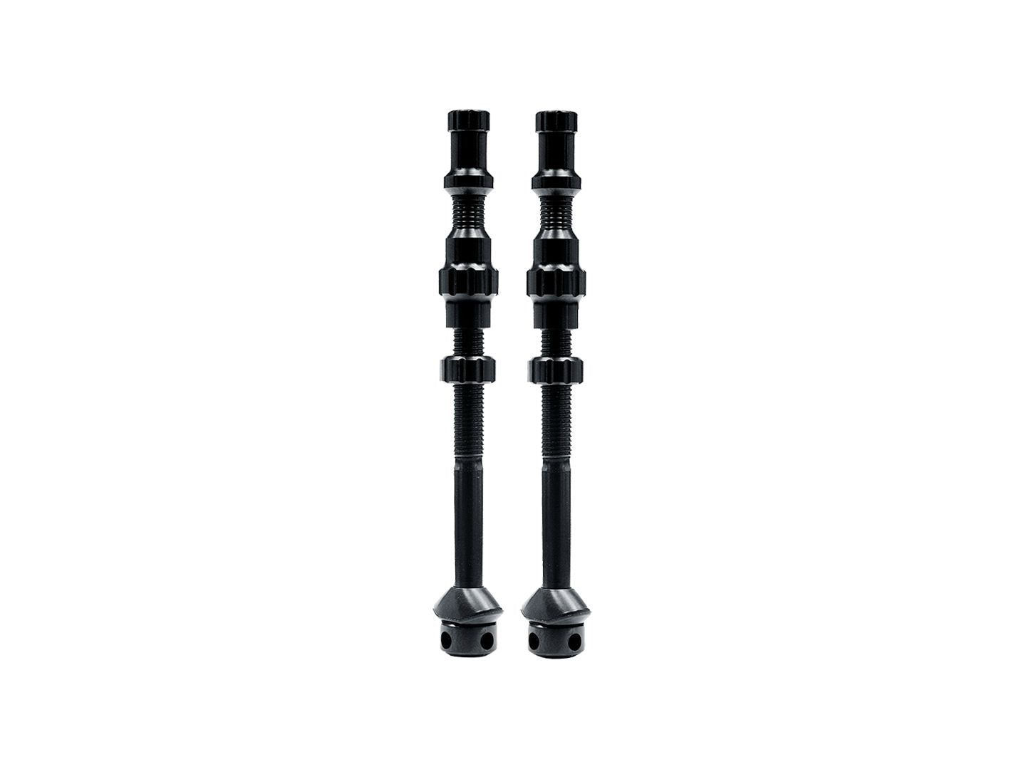 Stan's Tubeless Exo-Core Valve Stems - Alloy Extra Tall Black Pair