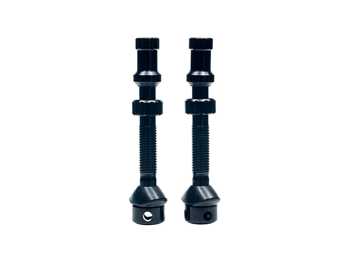 Stan's Tubeless Universal+ Valve Stems - Alloy Regular Black Pair