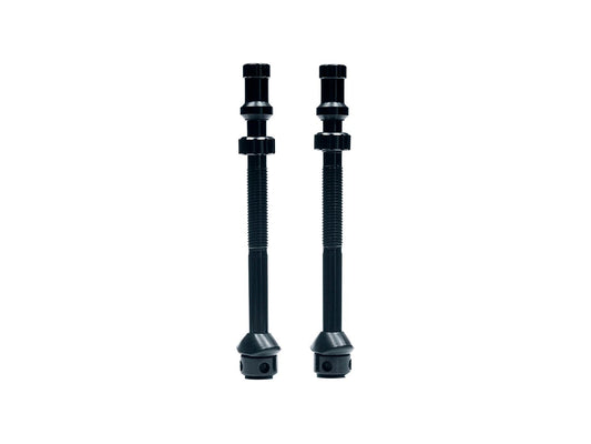 Stan's Tubeless Universal+ Valve Stems - Alloy Extra Tall Black Pair