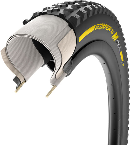 Pirelli Scorpion XC M Tire - 29 x 2.4 Tubeless Folding YLW Label Team Edition ProWall Race