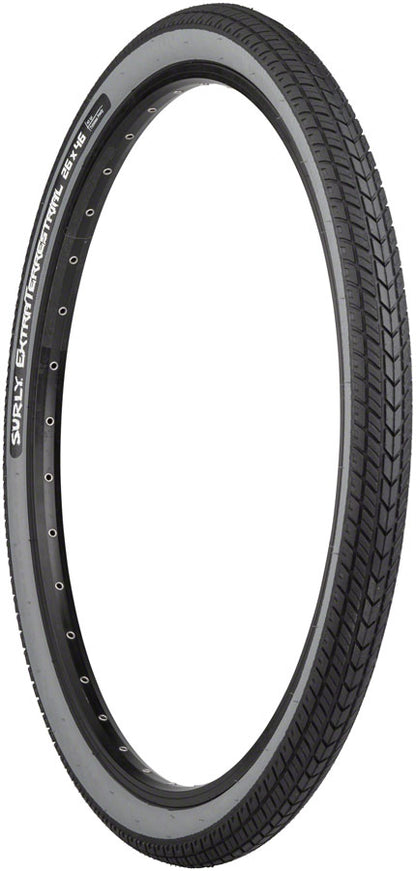 Surly ExtraTerrestrial Tire - 26 x 46c Tubeless Folding Black/Slate 60tpi