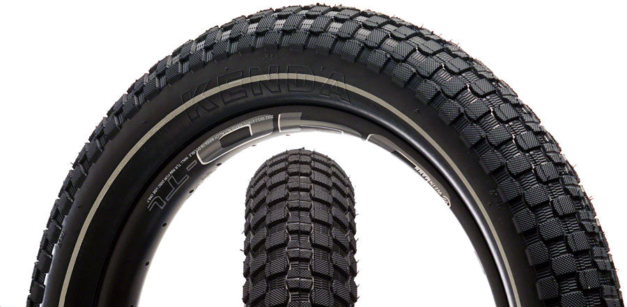 Kenda K-Rad Tire - 20 x 3.3 Clincher Wire Black/Reflective 30tpi KS