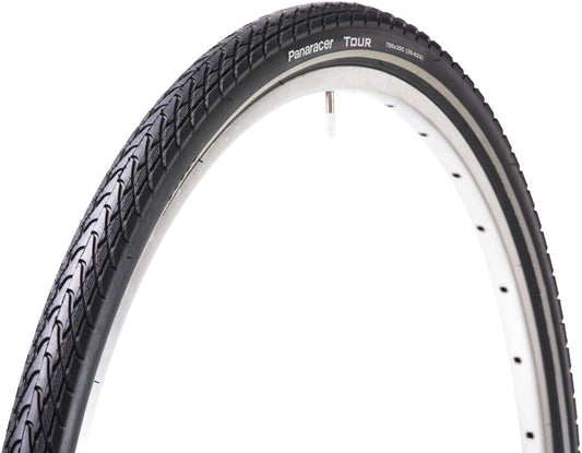 Panaracer Tour Tire - 26 x 1.75 Clincher Steel Black/Reflective