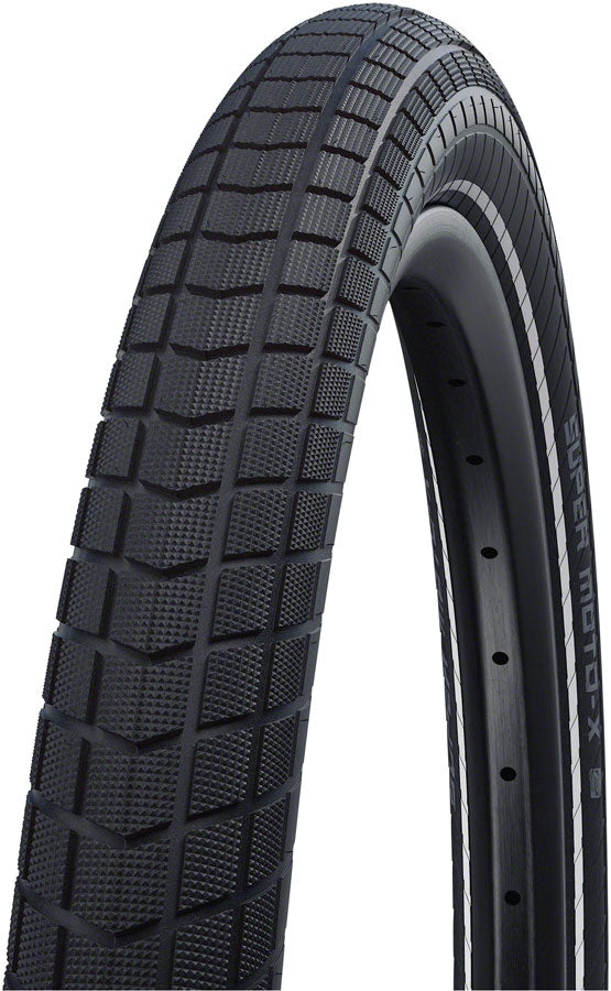 Schwalbe Super Moto-X Tire - 27.5 x 2.8 Clincher Wire BLK Performance Line DoubleDefense RaceGuard