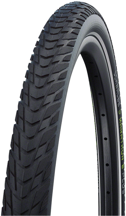 Schwalbe Marathon E-Plus Tire - 700 x 50 Clincher Wire BLK/Reflective Performance Addix SmartGuard