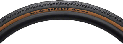 Teravail Updraft Tire - 700 x 40 Tubeless Folding Tan Durable Fast Compound