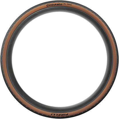 Pirelli Cinturato All Road Tire - 700 x 35 Tubeless Folding Classic Tan TechWALL+ Pro Gravel