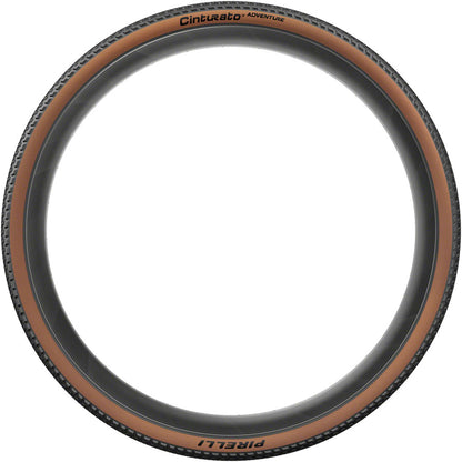 Pirelli Cinturato Adventure Tire - 700 x 45 Tubeless Folding Classic Tan TechWALL+ Pro Gravel