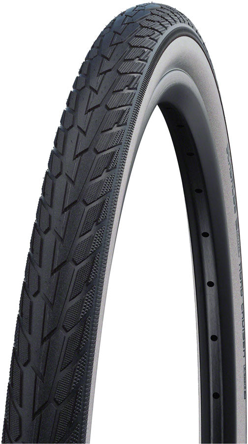 Schwalbe Road Cruiser Tire - 26 x 1.75 Clincher Wire White/BLK K-Guard Green