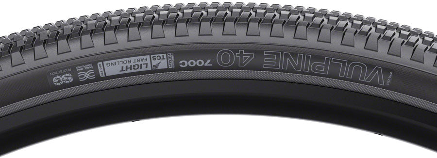 WTB Vulpine Tire - 700 x 40 TCS Tubeless Folding BLK Light/Fast Rolling Dual DNA SG