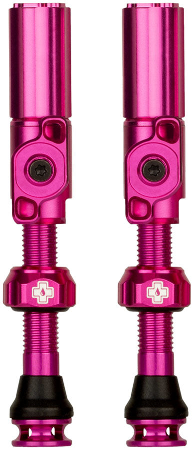 Muc-Off Big Bore Hyrid Tubeless Valve Stems - Medium 35mm Pink