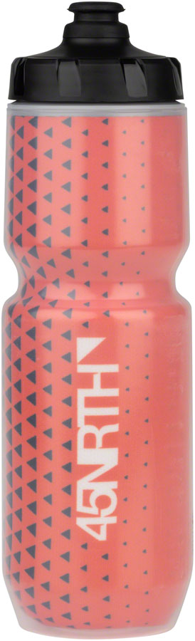 45NRTH Last Light Insulated Purist Water Bottle - Black/Orange 23oz