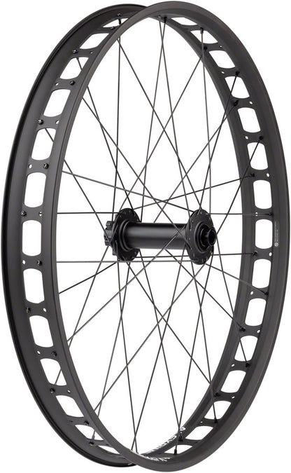 Quality Wheels Bear Pawls / Blizzerk Front Wheel - 26" 15 x 150mm 6-Bolt BLK 32H