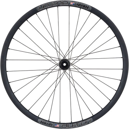 Quality Wheels Bear Pawls / Velocity Aileron Front Wheel - 700c 12 x 100mm Center-Lock BLK 32H